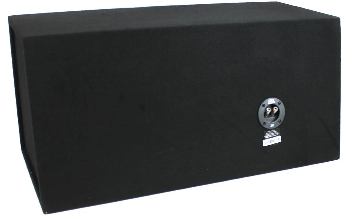 Subwoofer per auto MTX da 12" a doppio caricamento con subwoofer, amplificatore e kit di cablaggio QPower