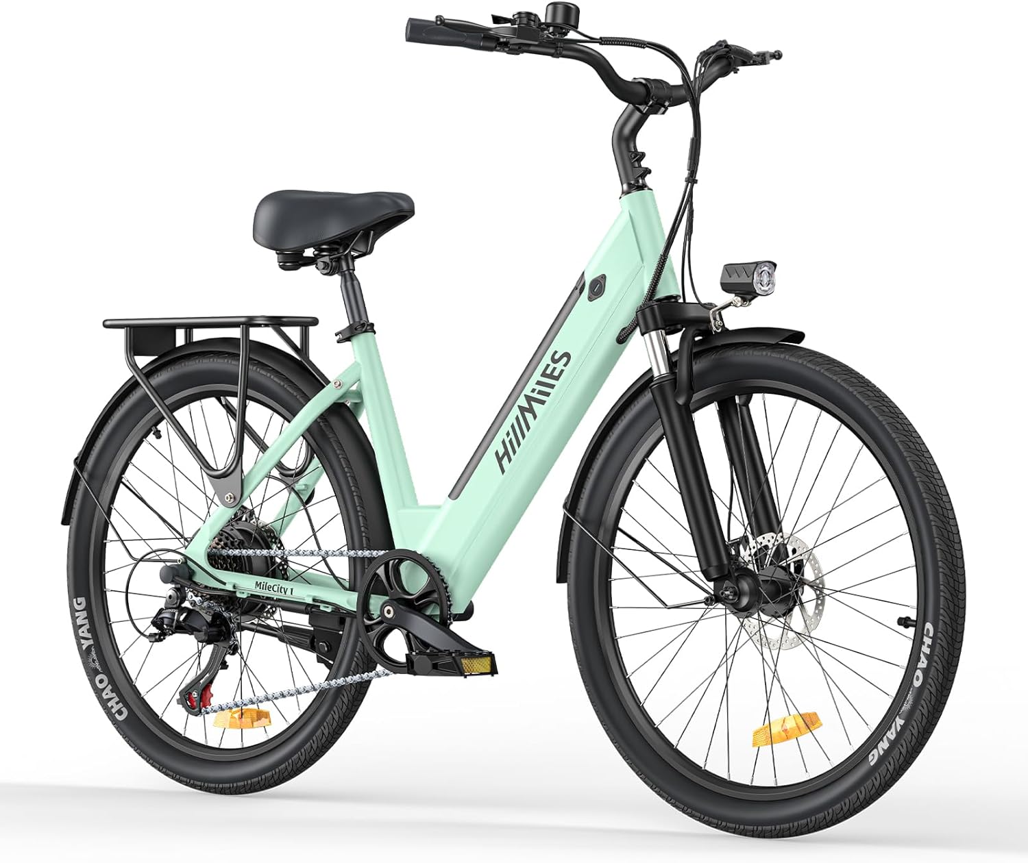 Bici Elettrica Per Adulti Da 26", 7 Velocità Bicicletta Elettrica da 36V 13Ah Batteria Rimovibile, 25km/h & Autonomia di 80-100km E-bike Per Pendolari Urbani, IP65 impermeabile