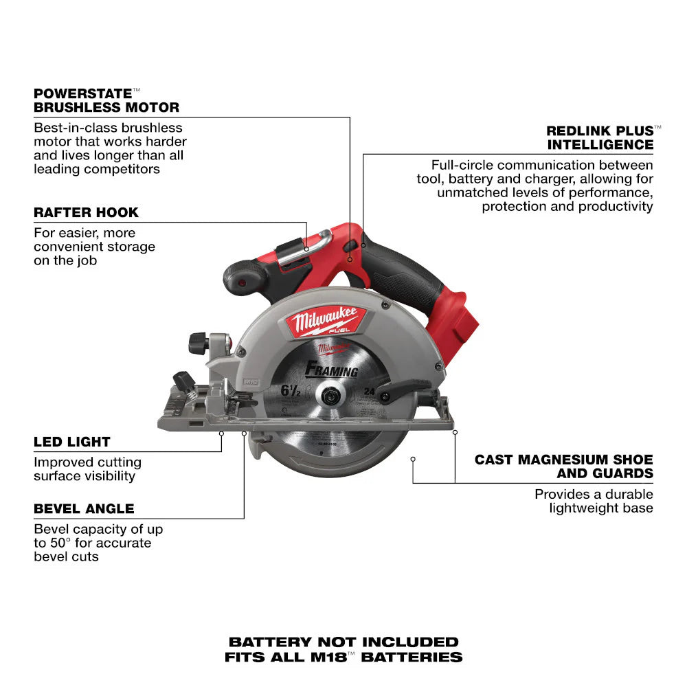 2025 Milwaukee 3697-27 M18 Fuel Set completo di 7 utensili