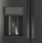 Frigorifero GE Appliances PFE28KBLTS da 36 pollici con porta alla francese, acciaio inossidabile nero