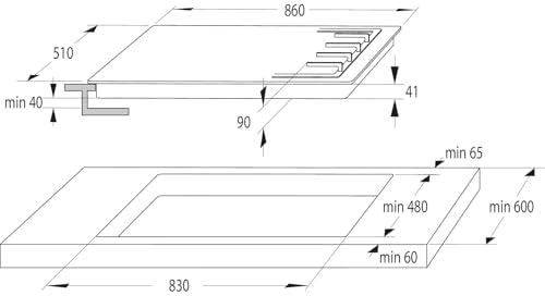 Hisense GM973XF Piano Cottura a Gas, 5 Zone di Cottura, Larghezza 90 cm, Griglie in Ghisa, Accensione Integrata, Inox Anti Impronta, Bruciatore Wok 86x51x9cm : Amazon.it: Grandi elettrodomestici