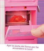 Barbie Casa dei Sogni, Casa a 3 Piani con 8 Stanze, Ascensore e Piscina con Scivolo, Oltre 60 Accessori, Regalo per Bambini da 3 a 7 Anni, GNH53 : Giochi e giocattoli