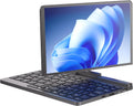 2 in 1 Mini Laptop Win 11 HD Touchscreen Swivel for Handwriting, 12GB RAM 512GB SSD, Backlit Keyboard, N150, 2MP, WiFi 6, BT5.2