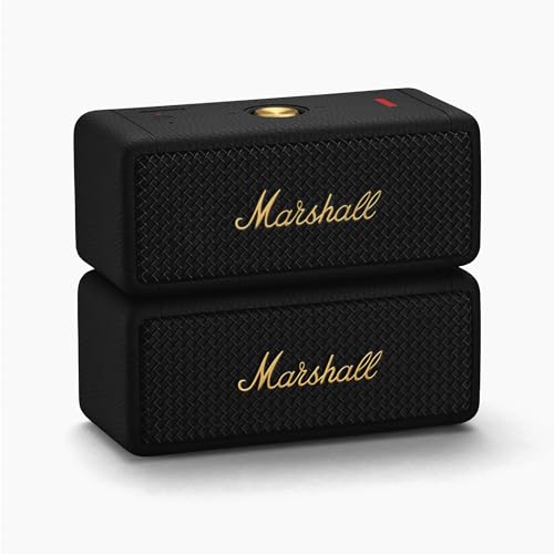 Marshall Emberton II Bluetooth Altoparlante Portatile, Senza fili Casse, Suono a 360 gradi, Impermeabilità IPX7, 20 ore riproduzione Nero : Amazon.it
