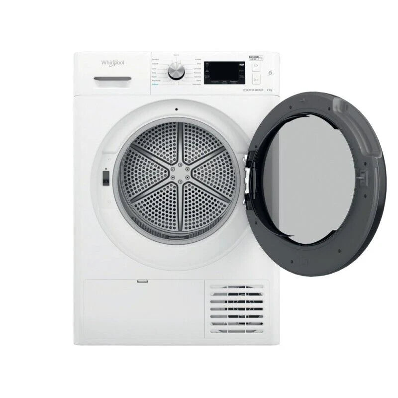 Asciugatrice A Pompa di Calore Whirlpool FFTN M22 9X3B IT 9 Kg Classe A+++ (A84,9xL59,5xP64,9) Tecnologia 6° senso Motore inverter