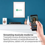 TechniSat DIGITRADIO 143 CD (V3)   Sintonizzatore HiFi digitale, radio Internet (DAB , FM, ricezione Bluetooth, Spotify, lettore CD, WLAN, larghezza 43,5 cm, controllo dell'app, telecomando) Nero : Amazon.it: Altro