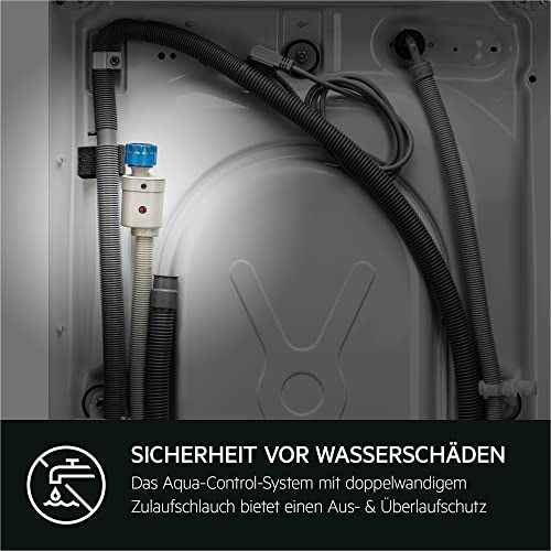 2025 Lavatrice AEG Serie 7000 ProSteam: funzione rinfrescante a vapore senza lavaggio, 9 kg, silenziosa, dosaggio automatico, risparmio energia A-20%, funzione aggiunta bucato, blocco acqua, 1400 giri/min, modello LR7GA70490