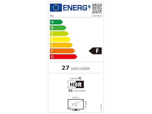 TCL 32SF540 TV 32" Full HD HDR e HLG Fire TV, Dolby Audio DTS Virtual: X, Design Bezel Less, Controllo Vocale, Bluetooth 5.0 : Amazon.it
