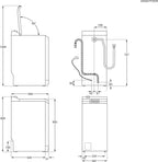 Electrolux Lavatrice a Carica Dall’Alto Serie 600 SensiCare 6 kg EW6T426A – Motore Inverter, Programma Vapore Anti-Allergy, Apertura Soft Opening, Display Touch, Classe Energetica A
