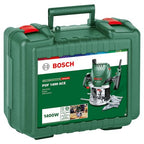 Bosch Fresatrice verticale POF 1400 ACE, 3 pinze di serraggio, fresa, guida parallela, adattatore di aspirazione, valigetta, potenza 1400 Watt : Amazon.it: Fai da te