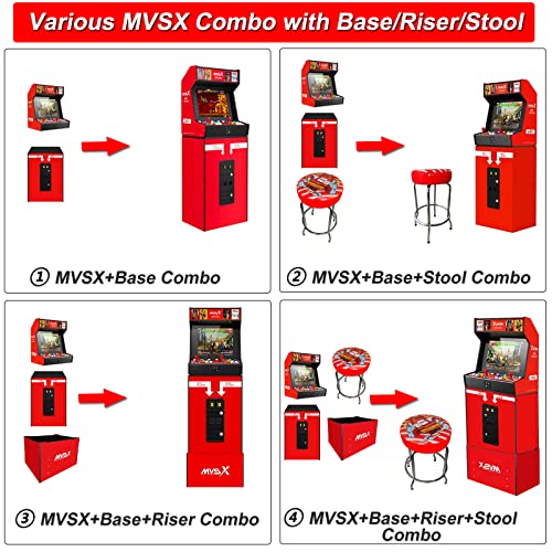 UNICO MVSX Home Arcade, 50 giochi retro con licenza ufficiale SNK precaricati, Supporta due giocatori per giocare contemporaneamente : Amazon.it: Videogiochi