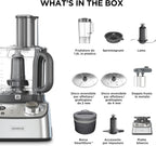 Kenwood FDM71.450SS MultiPro Express Weigh Robot da Cucina con 8 Accessori Dedicati, Velocità Regolabile con Funzione Pulse, Bilancia Digitale Integrata, Capacità 3L, , Argento