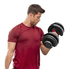 Bowflex Selecttech Pesi Fitness A Carico Variabile, Manubrio 552, Nero Rosso, ‎42.93 x 20.32 x 22.86 cm, 24 Kg : Amazon.it: Sport e tempo libero