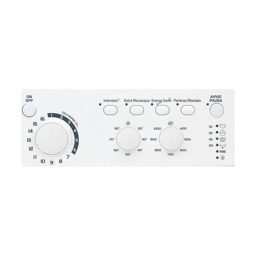 Lavatrice a Carica Frontale Indesit 6 kg EWC 61051 W IT N 1000 Giri Classe F (A85xL59,5xP51,7) EWC61051WITN
