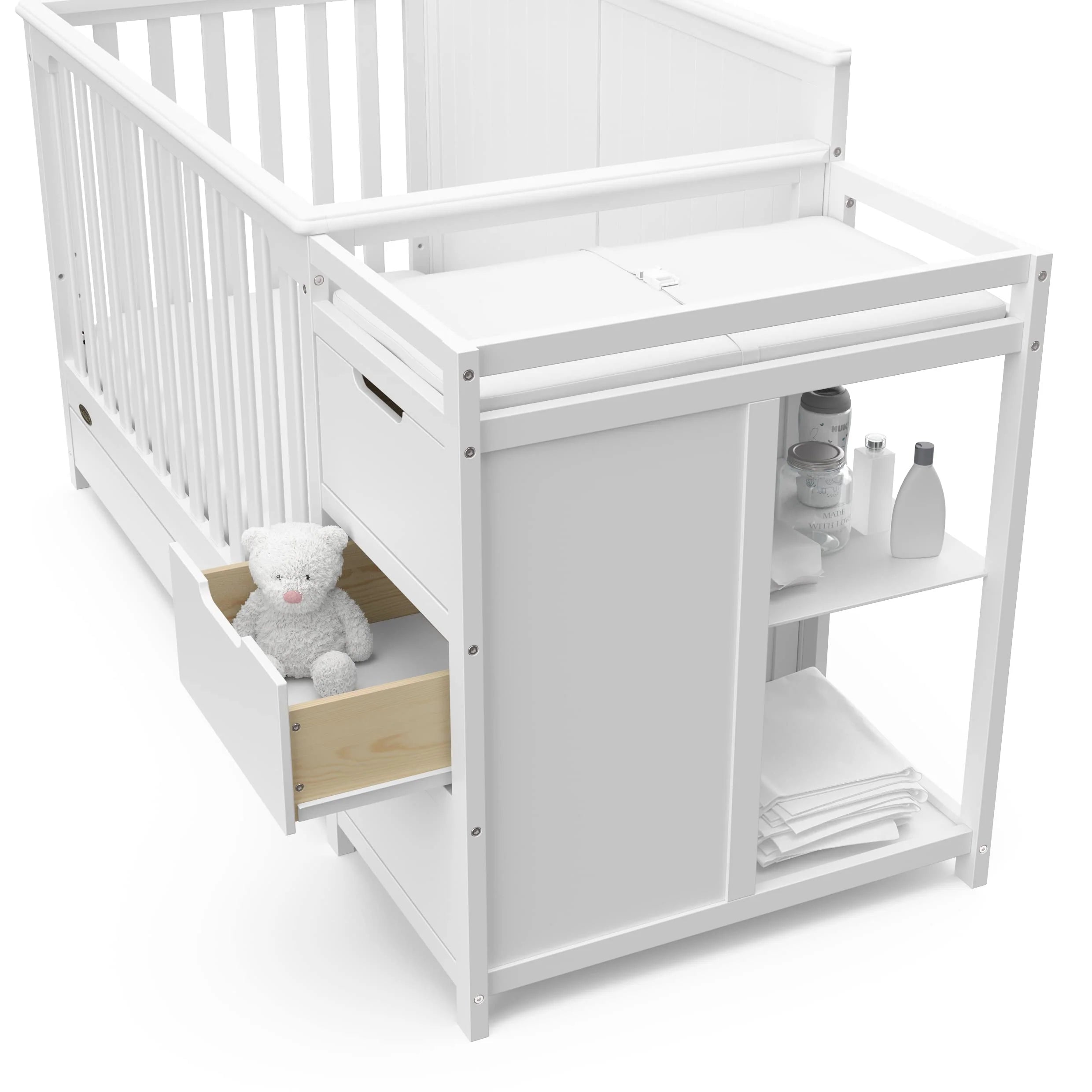 Culla trasformabile 5 in 1 Graco Hadley con fasciatoio e cassetto
