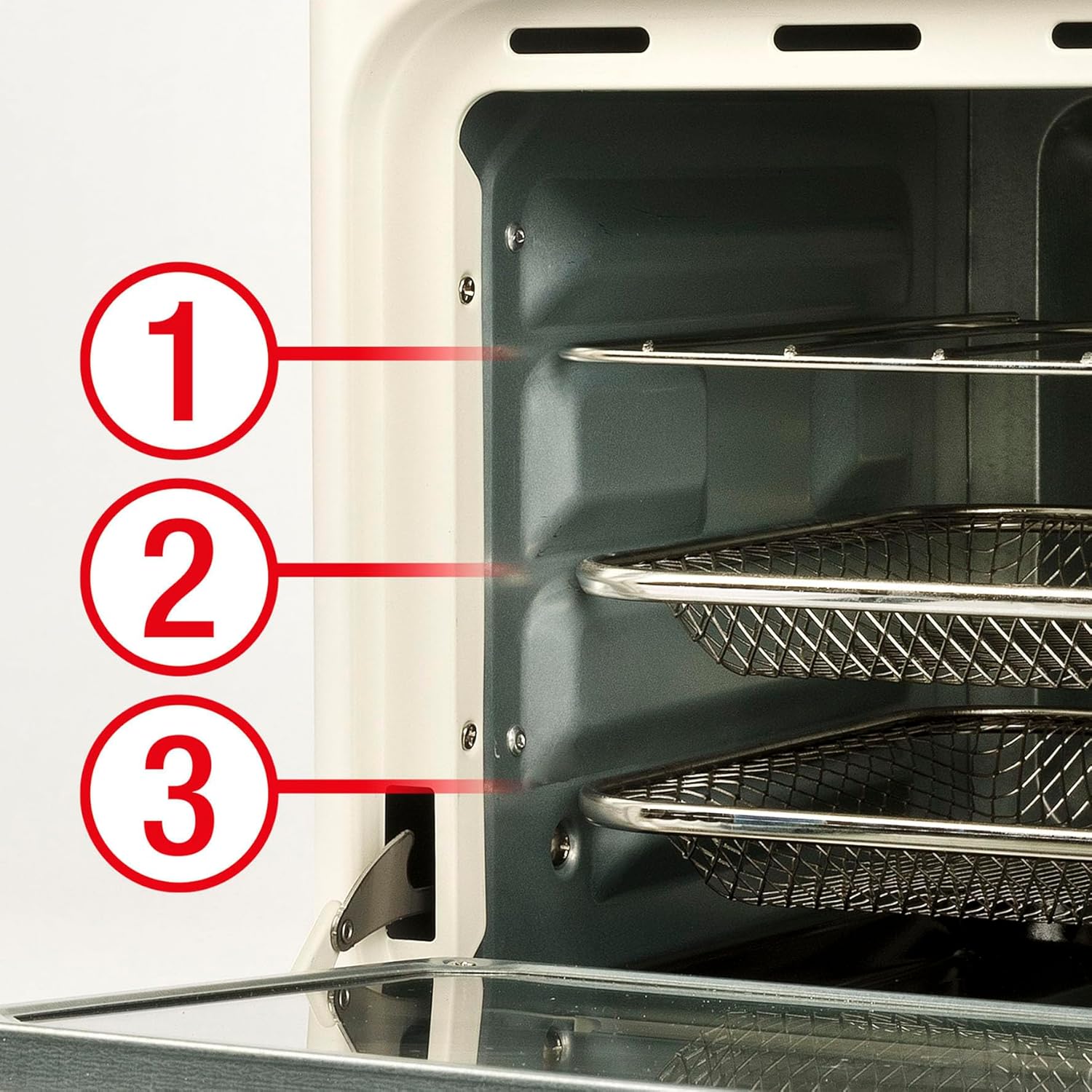 Girmi FG28 Friggitrice ad Aria e Forno Multifunzione, 1300W, 14 Litri, Maxi Ventola, 230 °C, 5 Funzioni, Luce Interna, Ricettario e Accessori Inclusi