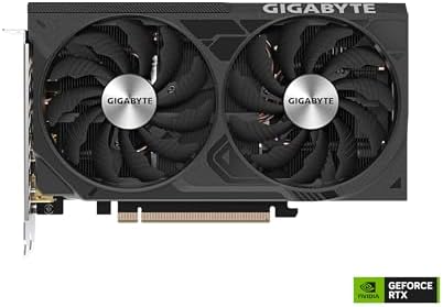 Scheda grafica GIGABYTE GeForce RTX 4060 Ti WINDFORCE OC 16G del 2025, 2 ventole WINDFORCE, scheda video GV-N406TWF2OC-16GD da 16 GB e 128 bit GDDR6.