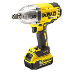 DeWalt DCF899P2 QW Trapano avvitatore a impulsi attacco 1/2" a batteria, 18V, 5.0 Ah, motore Brushless : Fai da te