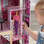 KidKraft Casa delle Bambole in Legno Amelia con Accessori e Mobili inclusi, Casa a 3 Livelli di Gioco con Ascensore per Bambole di 30 cm, Giocattolo per Bambini 3  Anni, 65093 : Amazon.it: Giochi e giocattoli