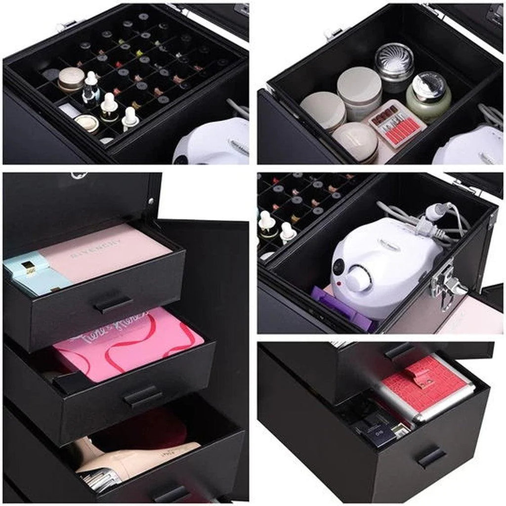 Beauty case trolley con tavolo | LOGIC