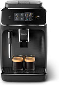 Philips 2200 Series Macchina da Caffè Automatica - Montalatte Classico, Display Touch Intuitivo, Nero Opaco (EP2220/10)