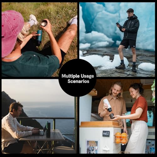 OutIn Nano Macchina da caffè espresso elettrica portatile, caffettiera da viaggio per il campeggio, caffettiera da auto auto riscaldamento con USB C, con caffè macinato e capsula NS : Amazon.it: Casa e cucina