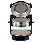 Ariete 927 Pizzeria Ariete, Forno pizza doppio, 2 pizze in 4 minuti, 2300 W, 2 pietre refrattarie, 2 termostati, Diametro 32 cm, 5 livelli di cottura, 2 pale in acciaio inox, Nero : Amazon.it: Casa e cucina