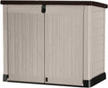 Keter Porta Attrezzi da giardino Store It Out Pro, Finitura Effetto Legno, Beige/Marrone, 145X82X125H cm