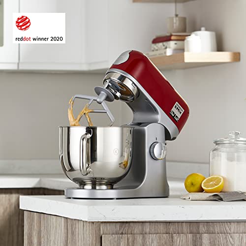 Kenwood KMX750RD KMIX Impastatrice Planetaria con Ciotola con manico in Acciaio da 5L, 3 Ganci di Miscelazione, Potenza 1000W, Personalizzabile con oltre 20 Accessori Acquistabili Separatamente, Rosso : Amazon.it: Casa e cucina