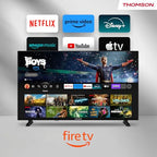 Thomson 32'' (80 cm) HD   LED Fire TV   Controllo vocale Alexa, supporto AirPlay, triplo sintonizzatore, Bluetooth, HDMI, porte USB, AV IN e CI    32HF2S34 2024 : Amazon.it