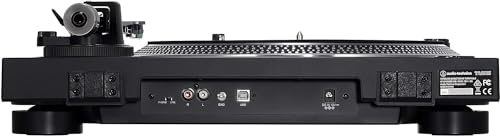 Audio Technica LP120xBTUSB Giradischi a Trazione Diretta (Bluetooth &amp; USB) Nero : Elettronica
