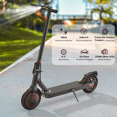 8.5" Monopattino Elettrico Pieghevole Per Adolescenti E Adulti, 35O Motore, Autonomia 30KM, Max 25 KM/H, Carico 100 120kg, Freno Doppio, 3 Modalità Di Velocità, Display LCD, Viaggi Quotidiani : Amazon.it: Sport e tempo libero
