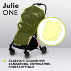 LIONELO Julie One Passeggino leggero e pieghevole da 0 mesi fino 22 kg Compatto con zanzariera, coprigambe, portabibite e borsa, Poggiapiedi regolabili e schienale alla posizione a sdraiata (Gold) : Amazon.it: Prima infanzia