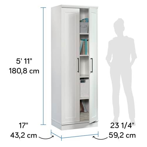 Sauder Homeplus   Armadietto portaoggetti da 58,4 cm, colore: Bianco : Amazon.it: Casa e cucina