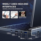 Mini computer portatile 2 in 1 da 8 pollici, con schermo tattile HD, Windows 11 Pro, piccolo computer portatile per affari e studenti, Intel N100 12 GB LPDDR5 1 TB M.2 SSD, Wi Fi 6, fotocamera BT5.2 : Informatica
