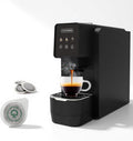 Macchina per cialde caffè ESE 44 mm, pressione 19 bar, touch screen, serbatoio acqua da 800 ml, temperatura e quantità regolabili, per espresso/Lungo/Americano