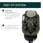 Chicco Seat105 I Size, Seggiolino Auto Omologato ECE R129/03, Girevole A 360°, Reclinabile in 6 Posizioni, Installazione Semplice e Veloce, Riduttore Incluso, 40 105 cm, Gruppo 0/1/2, da 0 a 4 Anni : Prima infanzia