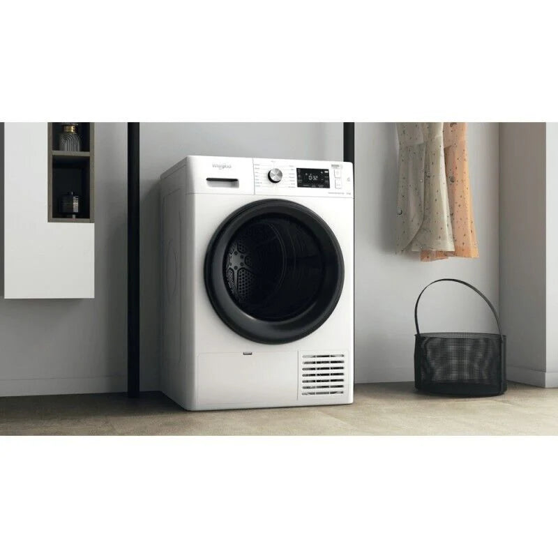 Asciugatrice A Pompa di Calore Whirlpool FFTN M22 9X3B IT 9 Kg Classe A+++ (A84,9xL59,5xP64,9) Tecnologia 6° senso Motore inverter