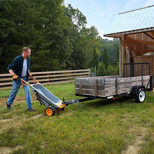 Worx WG050 Carriola Multifunzione a Due Ruote, Porta Sacchi, Porta Fusti, Trasporto Sassi, Trasporto Vasi, Capacità di Carico Max 136kg : Amazon.it: Casa e cucina