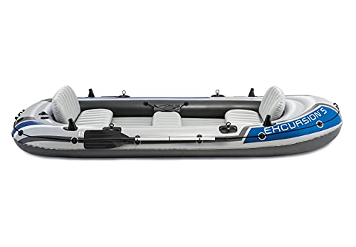 Intex Excursion 5 Set Gommone   366 x 168 x 43 cm   4 Pezzi   Multicolore : Amazon.it: Sport e tempo libero
