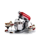 Ariete 1589 Impastatrice Planetaria Moderna, 1600 Watt, 11 velocità, 5.5 Litri, 3 accessori per impastare, amalgamare e montare. Rosso : Amazon.it: Casa e cucina