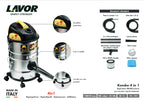 Aspirapolvere - Aspiracenere - Aspiraliquidi LAVOR Ashley Kombo 1200W (4 in 1)