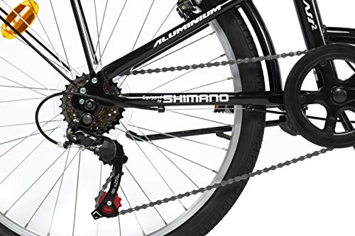 moma bikes Bicicletta Pieghevole, TOP CLASS 24", Alluminio, SHIMANO 6V, Sella Comfort : Sport e tempo libero