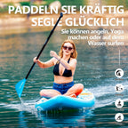 COOLCAA tavola da stand up paddling 354cm x 86cm x 15cm con accessori SUP premium, capacità di carico fino a 210 kg, tavola SUP per adulti e giovani di tutti i livelli