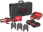 Pressatrice idraulica compatta Milwaukee M18 BLHPT in kit con ganasce V 15-28