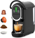 Macchina Da Caffè 4-in-1, Macchina Da Caffè A Capsule Portatile, Macinacaffè Automatico Tutto-in-uno Per Espresso, Caldo E Freddo, 15 Impostazioni Di Temperatura, 19 Bar, Per Bevande Di Qualità