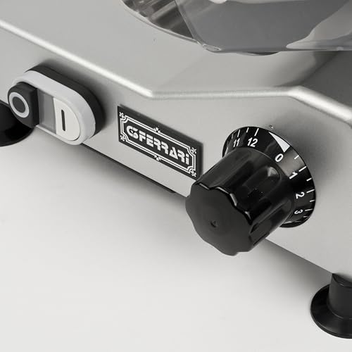 G3 Ferrari G20157 Affettatrice Professionale Emilia 250, 240 W, Lama Inox 25 cm, Affilatoio integrato, Interruttore a 2 pulsanti, Spessore taglio 0 12 mm, Piedini antiscivolo, Argento : Amazon.it: Casa e cucina