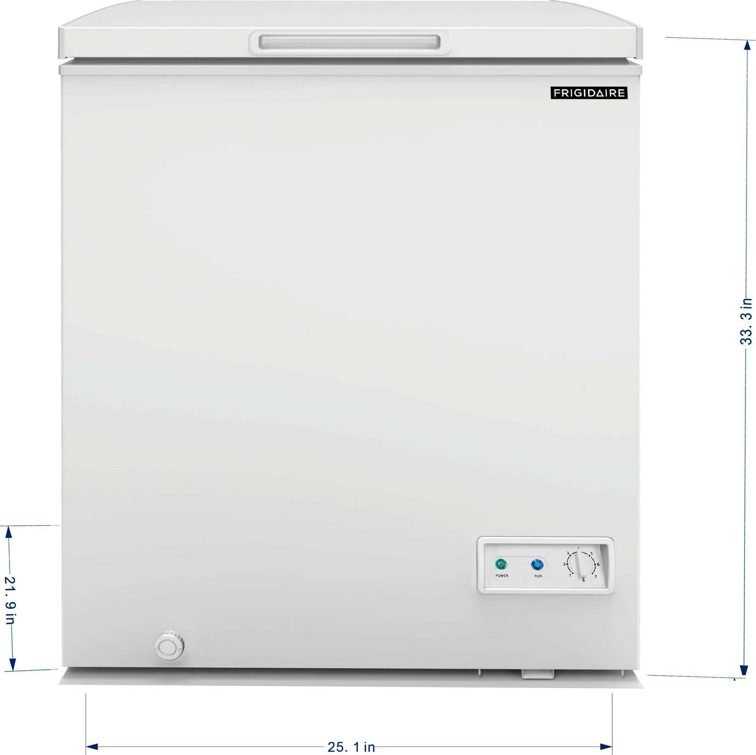Congelatore a pozzetto Frigidaire da 7,0 piedi cubi, EFRF7003, bianco