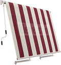 SAN GIORGIO Tenda da Sole a Caduta 300x250cm Senza cassone terrazzo Balcone Telo 280gr/mq, multicolore