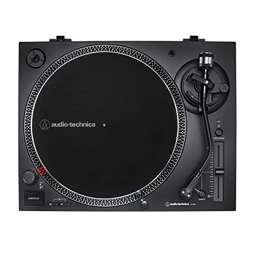 Audio Technica AT LP120XUSB BK Direct Drive Turntable (Analog &amp; USB), Fully Manual, Hi Fi, 3… : Elettronica